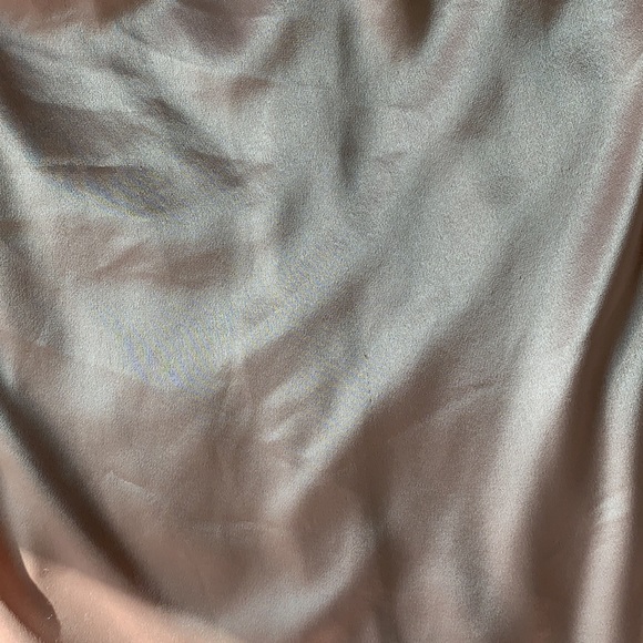 St. John Pink Silk Side Drape Cocktail Dress 2 - Picture 7 of 7